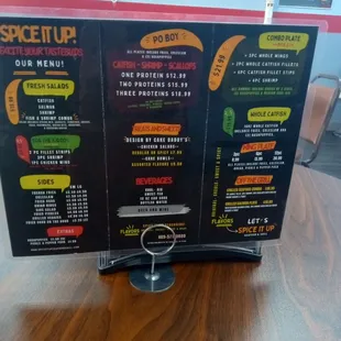 This is their menu and their deals
