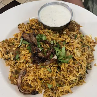 Goat Biryani (bone-in)