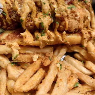 Lobster Po' boy sandwich