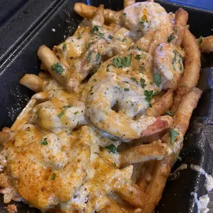 Spice King Fries (crab &amp; shrimp)