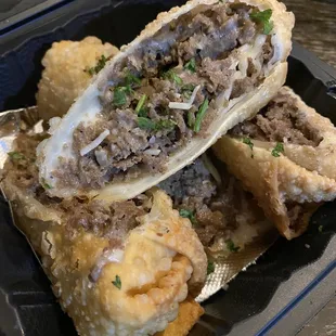 Cheesesteak Egg rolls