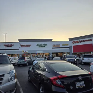 Parking lot view
