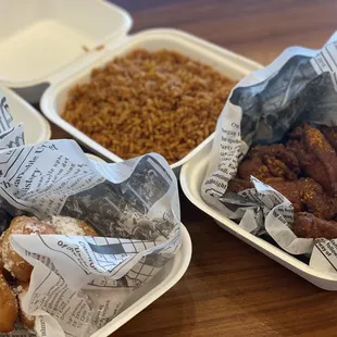 Another angle of the portion sizes