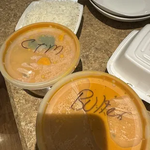 Butter Chicken and Chicken Tikka Masala