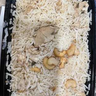 Munthri and chicken rice pulav