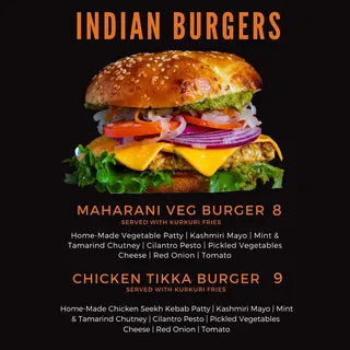 Maharani Veg Burger