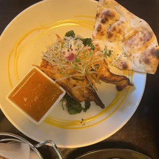 Salmon Tikka Pineapple