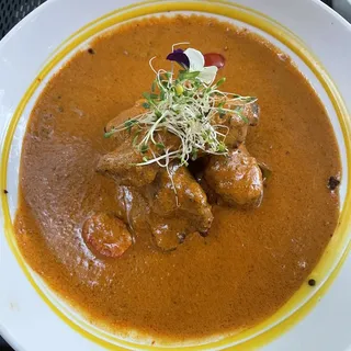 Quinoa Sun-Dried Tomato Kale Kofta Turmeric & Coconut Sauce