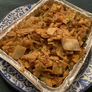 Chicken Kottu roti on request! Just call in advance and ask.