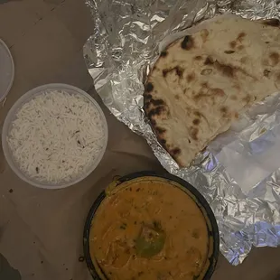 Tikka masala, Butter Naan