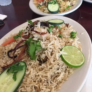 Beef biryani