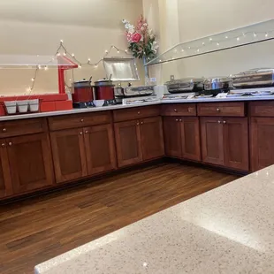 Buffet area