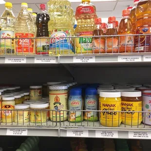 a variety of products on a shelf
