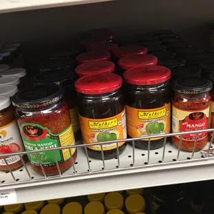 jars of various spices