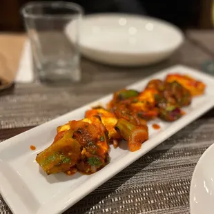 Indo Chinese Tandoori Paneer Tikka
