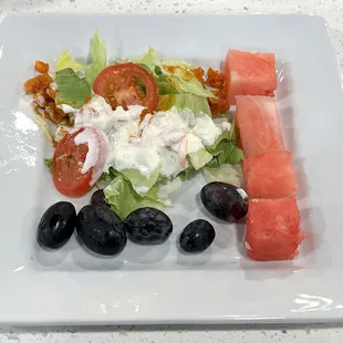 A Few Items from the Buffet Salad Bar