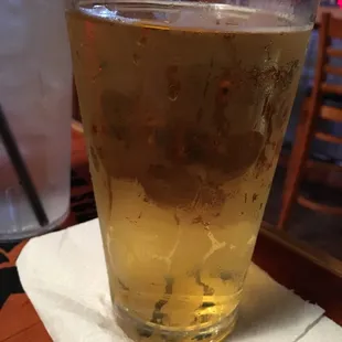 a glass of beer