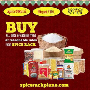 For you everyday - Groceries and Fresh Produce need Stop by at Spice Rack in Plano #spicerackplano #foodies #grocery #biryanipot #bombaycho