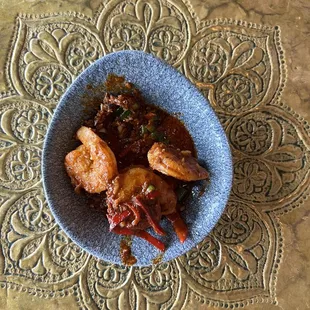 Spicy shrimp