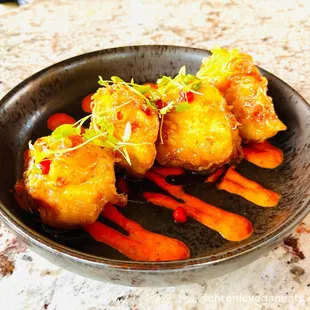Vegan Pomegranate-Chili Crispy Cauliflower