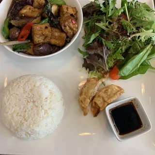 Sauteed Eggplant (Vegan) Lunch Box