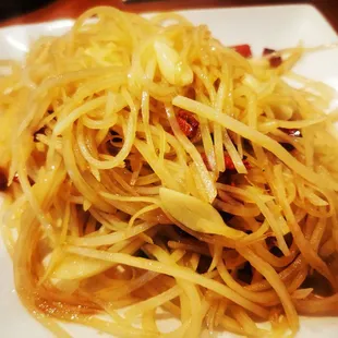 These shredded potatoes with vinegar are out of this world