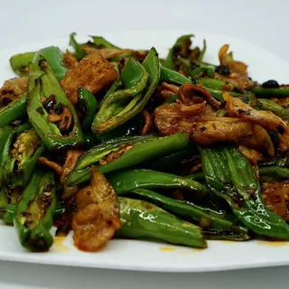 Hunan Style Sauteed Thin Sliced Pork