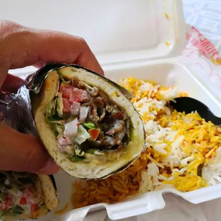 Guess who's back again. Having one of my favorite things at Spice Station.