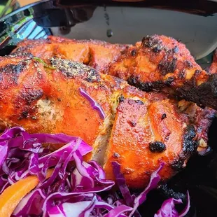 Tandoori Murg (aka Tandoori Chicken). Ah-maze-ing!
