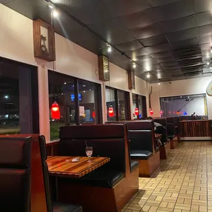the interior of a restaurant