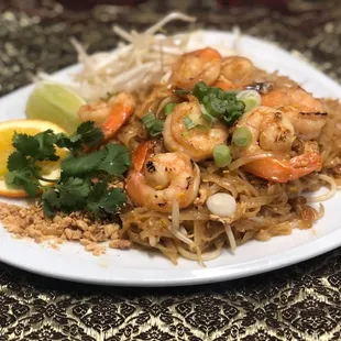 Pad Thai shrimps