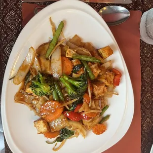 Tofu Drunken Noodle
