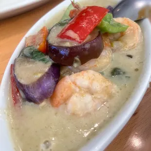 Eggplant Curry Lunch Special