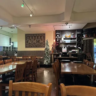 Dinner in the restaurant