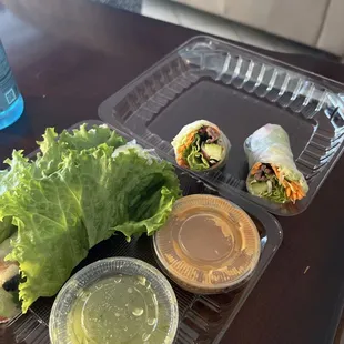 Thai Fresh Rolls with beef