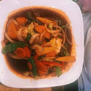 Bowl of Steamed Vegetable