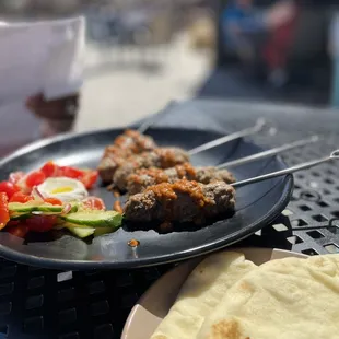 Kofta lollypops comes with side of pita