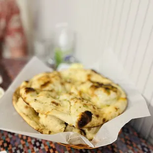 Garlic Naan and Roti
