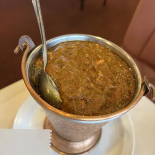 a bowl of curry