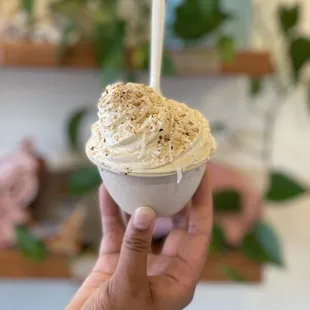 Coconut Cardamom Soft Serve - IG: @nelson_eats