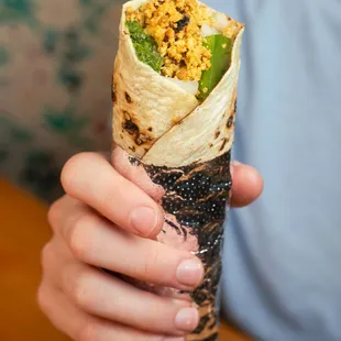 Paneer Bhurji Kathi Roll