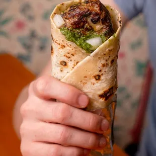 Lamb Kebab Kathi Roll