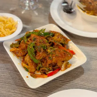 Chilli Chicken momo