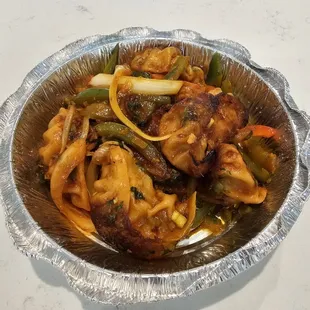 Chili chicken momo