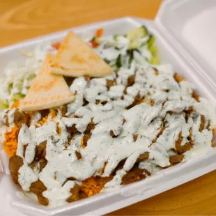 Lamb gyro platter