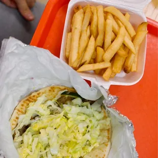 Beef shawarma