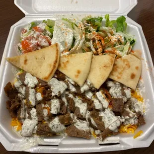 Lamb gyro platter