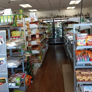 the inside of a grocery store
