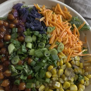 BBQ Chickpea Ranch Salad