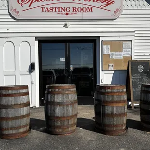  the outside of the tasting room